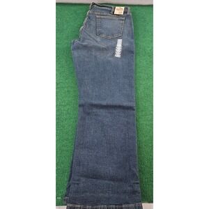 George Mens Bootcut Jeans Size 36x30‎ Dark Wash Denim Casual Pants